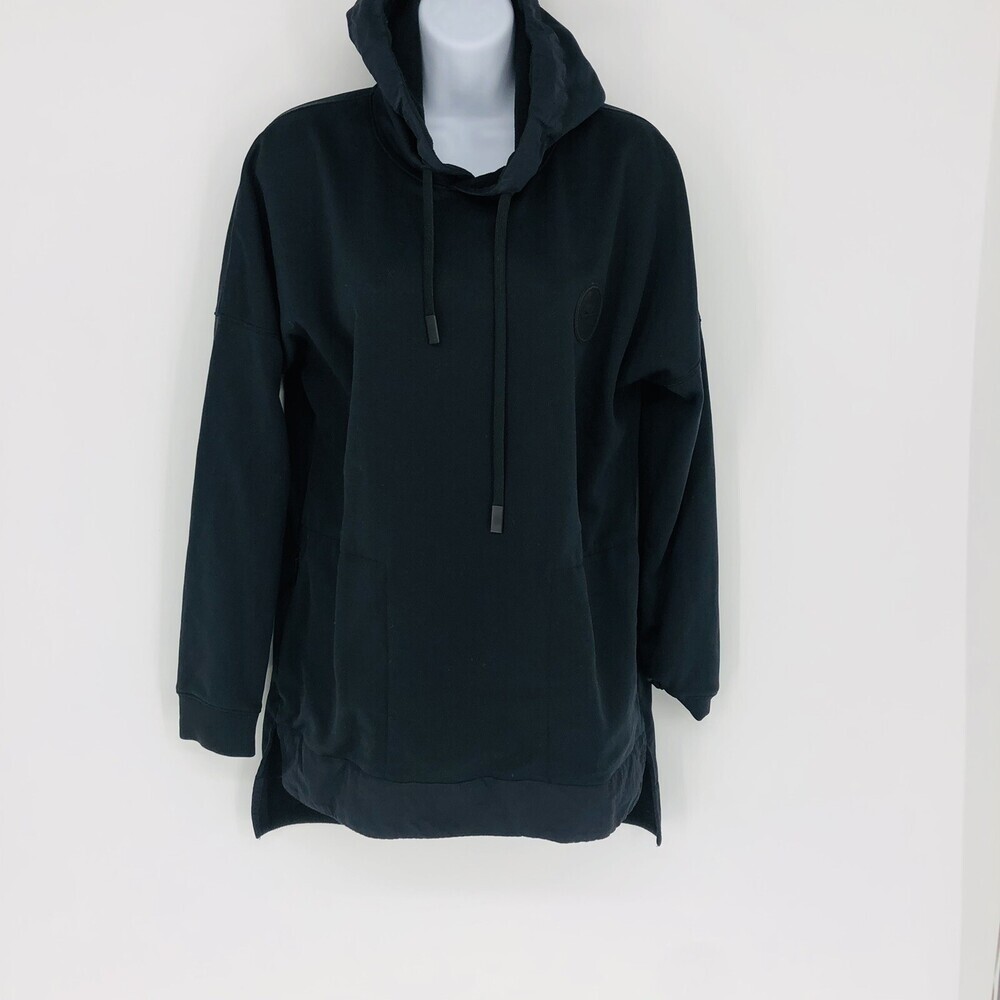 Nike Air Max Women's Hoodie Black Small 857024 Pull Over Longline Sweatshirt